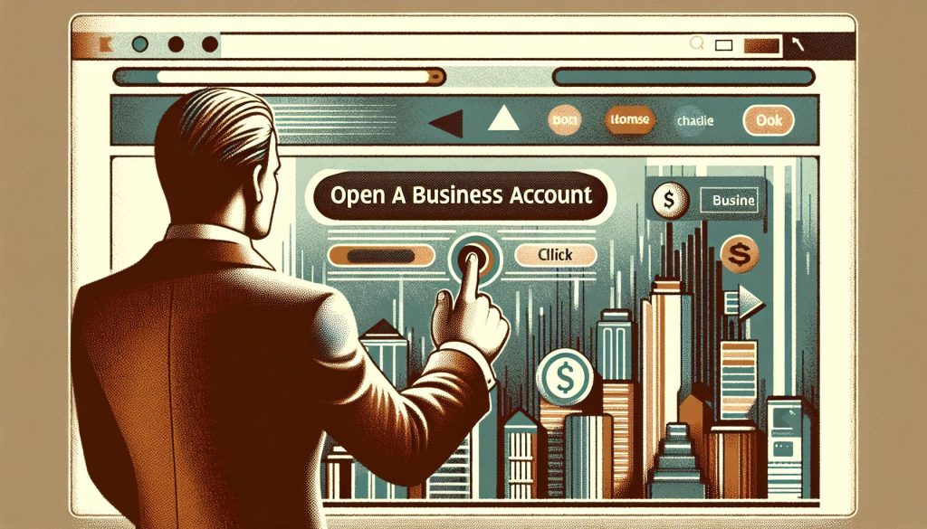 Sélectionner l'option Ouvrir un compte professionnel